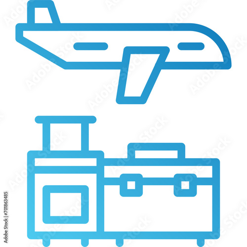 Business Trip vector design .svg