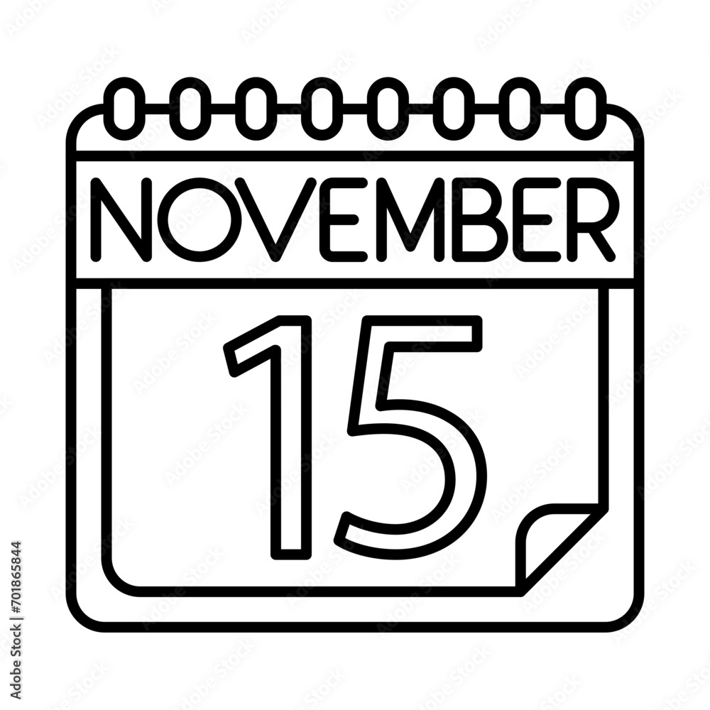 November Icon Design November Icon Design
