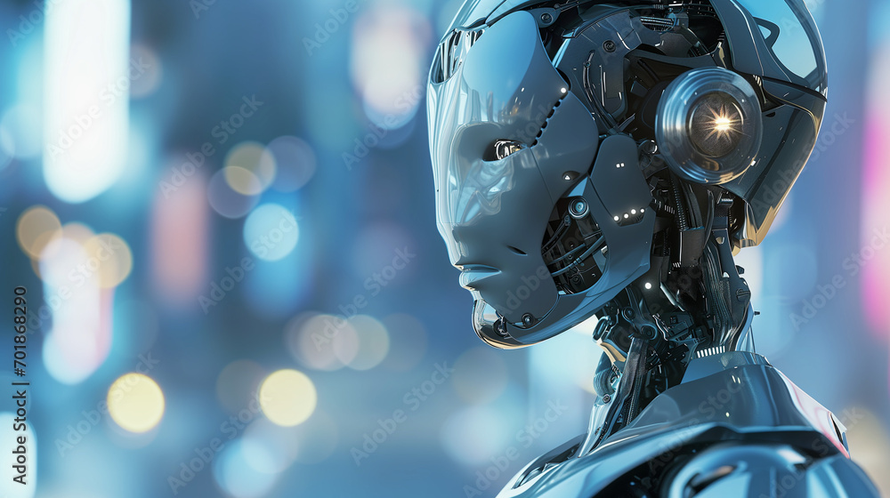 printed circuit board with processor robot, artificial intelligence ai concept visualization technology neuron background printed circuit board with processor robot, artificial intelligence ai concept visualization technology neuron background