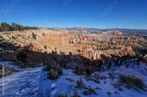 Bryce Canyon National Park Utah Winter Landscape