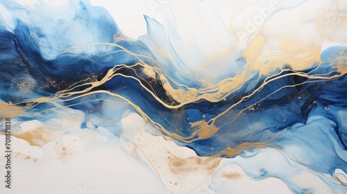 Abstract fluid colors background ,swirls of colorful paint liquid mixing background.. photo