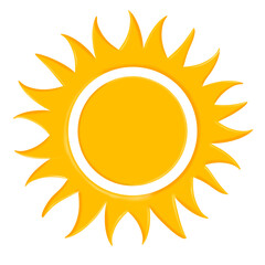 sun icon isolated on transparent background	
