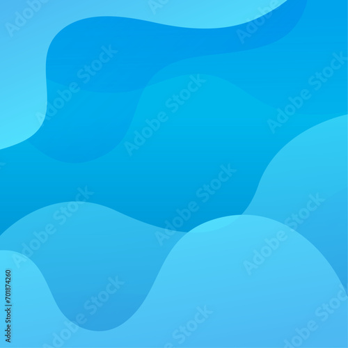 Abstract blue liquid background