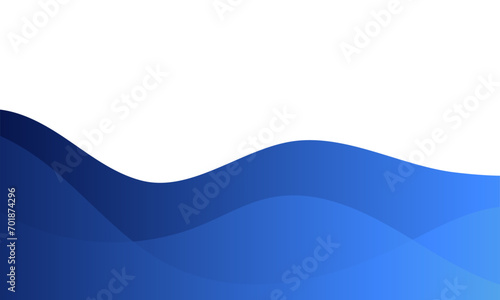 Dark Blue abstract wave background with white background