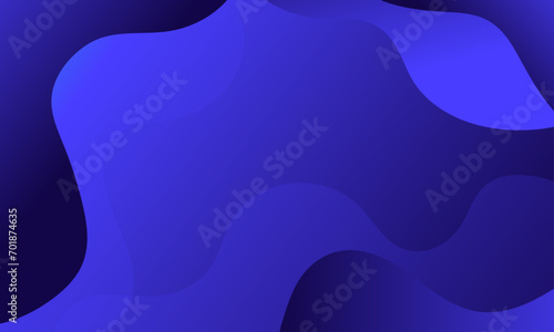 Color gradient background design. Abstract geometric background with blue liquid