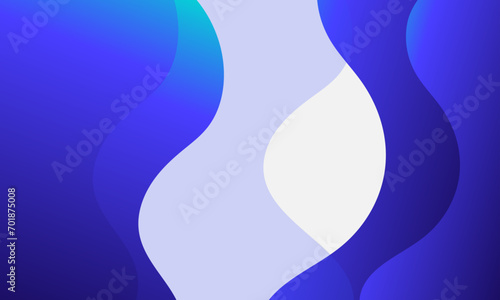 Dark Blue abstract wave background with white background
