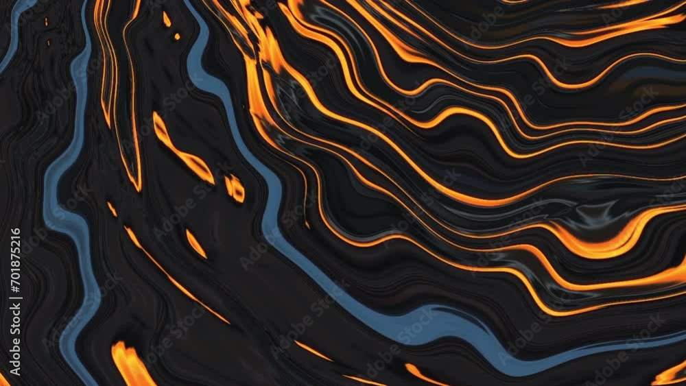 Luxury gold liquid color flow on black marble texture. Modern mixing color background animation Luxury gold liquid color flow on black marble texture. Modern mixing color background animation