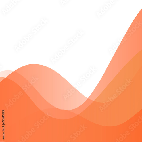 Orange abstract background, Orange banner