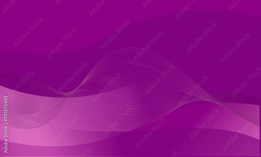 Naklejka premium Abstract pink background with flowing line. Vector illustration