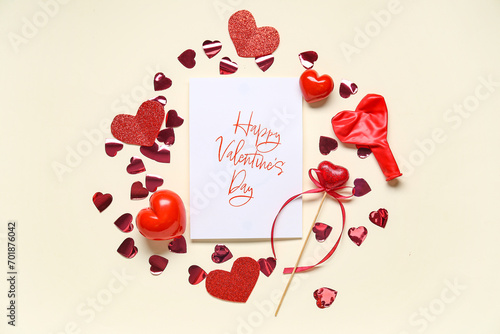 Card with text HAPPY VALENT...