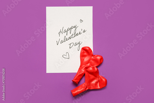 Card with text HAPPY VALENT...