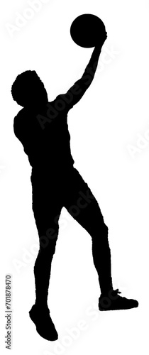 Basketball layup vector