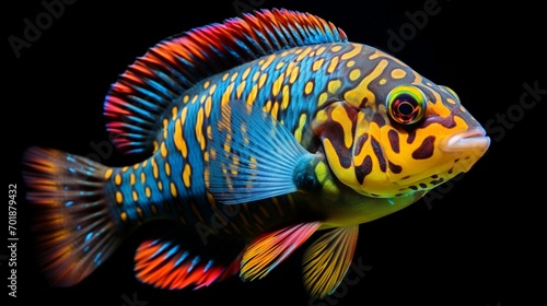 A Peacock Cichlid in high resolution