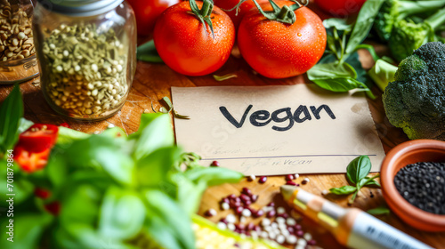 Veganer Essen, pflanzliche Ernährung um den Planet zu retten