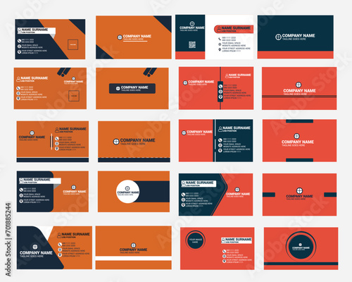 Mega collection of professional Business Cards eps 10 