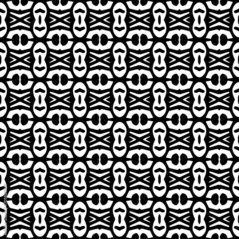Abstract Shapes.Vector seamless black and white pattern.Design element for prints, decoration, cover, textile, digital wallpaper, web background, wrapping paper, clothing, fabric, packaging, cards.
Abstract Shapes.Vector seamless black and white pattern.Design element for prints, decoration, cover, textile, digital wallpaper, web background, wrapping paper, clothing, fabric, packaging, cards.