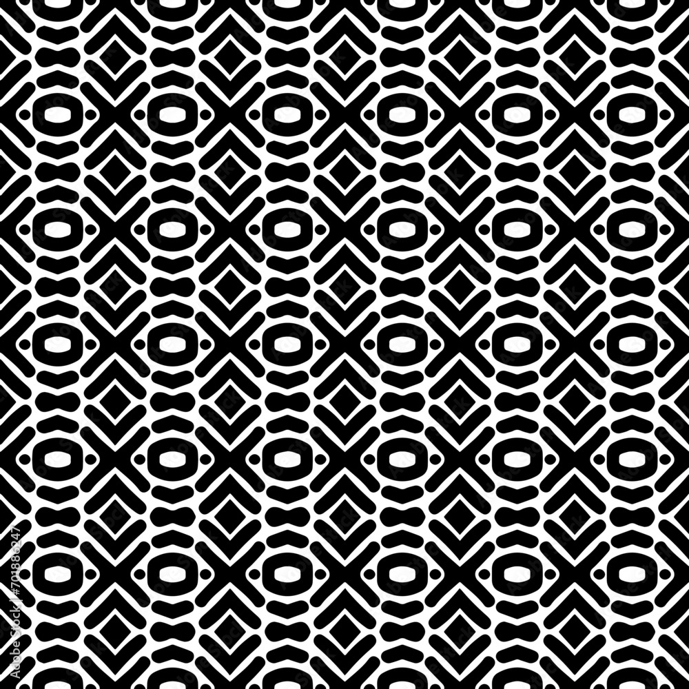 Abstract Shapes.Vector seamless black and white pattern.Design element for prints, decoration, cover, textile, digital wallpaper, web background, wrapping paper, clothing, fabric, packaging, cards.
Abstract Shapes.Vector seamless black and white pattern.Design element for prints, decoration, cover, textile, digital wallpaper, web background, wrapping paper, clothing, fabric, packaging, cards.