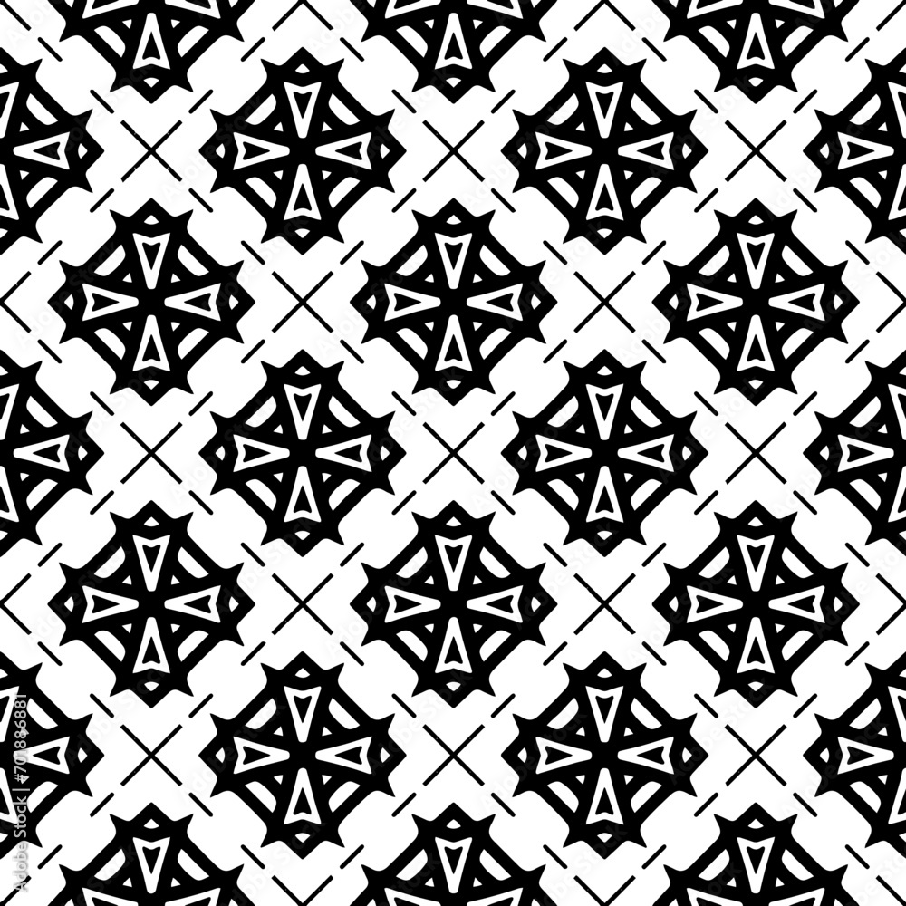 Abstract Shapes.Vector seamless black and white pattern.Design element for prints, decoration, cover, textile, digital wallpaper, web background, wrapping paper, clothing, fabric, packaging, cards.
Abstract Shapes.Vector seamless black and white pattern.Design element for prints, decoration, cover, textile, digital wallpaper, web background, wrapping paper, clothing, fabric, packaging, cards.