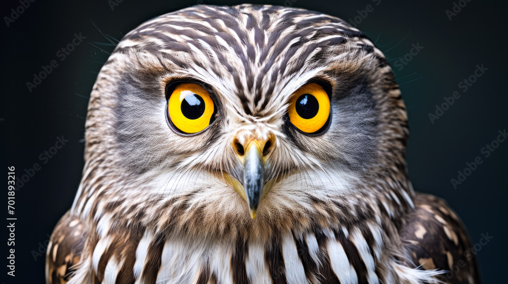 Close up portrait of a red-tailed hawk Close up portrait of a red-tailed hawk