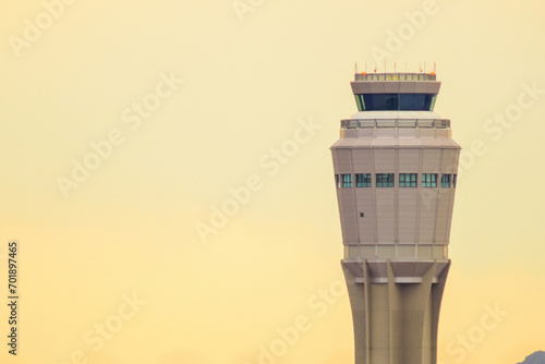 4K Ultra HD Image of Airport Traffic Control Tower - Aviation Operations