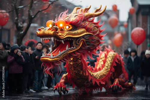 chinese dragon statue © Dionisio