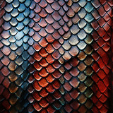 Texture of snake skin. Close up of snake skin texture background.