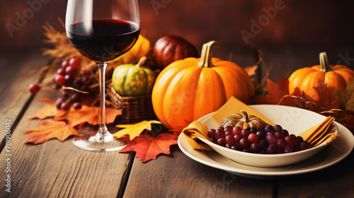 Thanksgiving celebration traditional dinner 