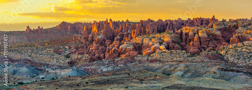 4K Ultra HD Image of Arches National Park, Utah, at Sunset