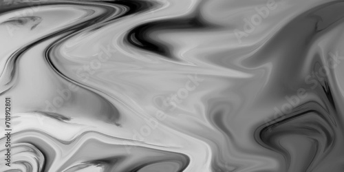 Liquify Swirl black and gray Color Art Abstract Pattern  black and gray marble texture and background for design .glossy liquid acrylic paint texture background design .