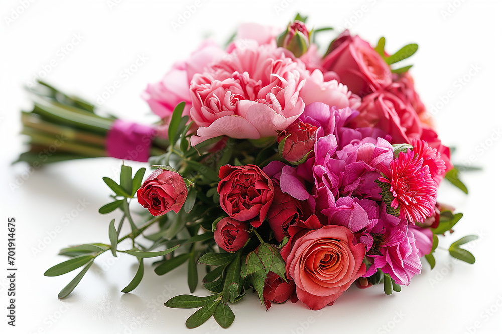 bouquet of pink and white roses isolated on white background bouquet of pink and white roses isolated on white background