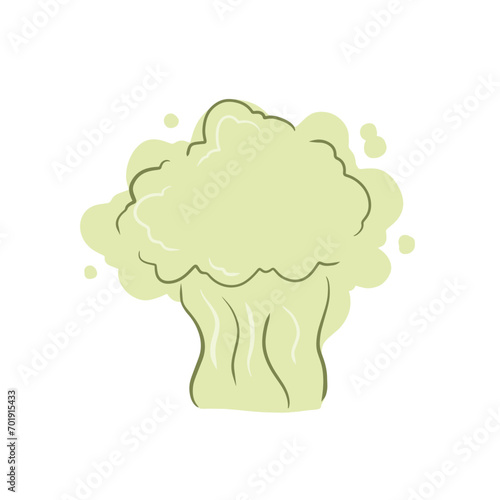 Fart and smell gas. Stinky cloud effect. Toxic cartoon breath. Scent funny smoke. Comic green wind isolated on white