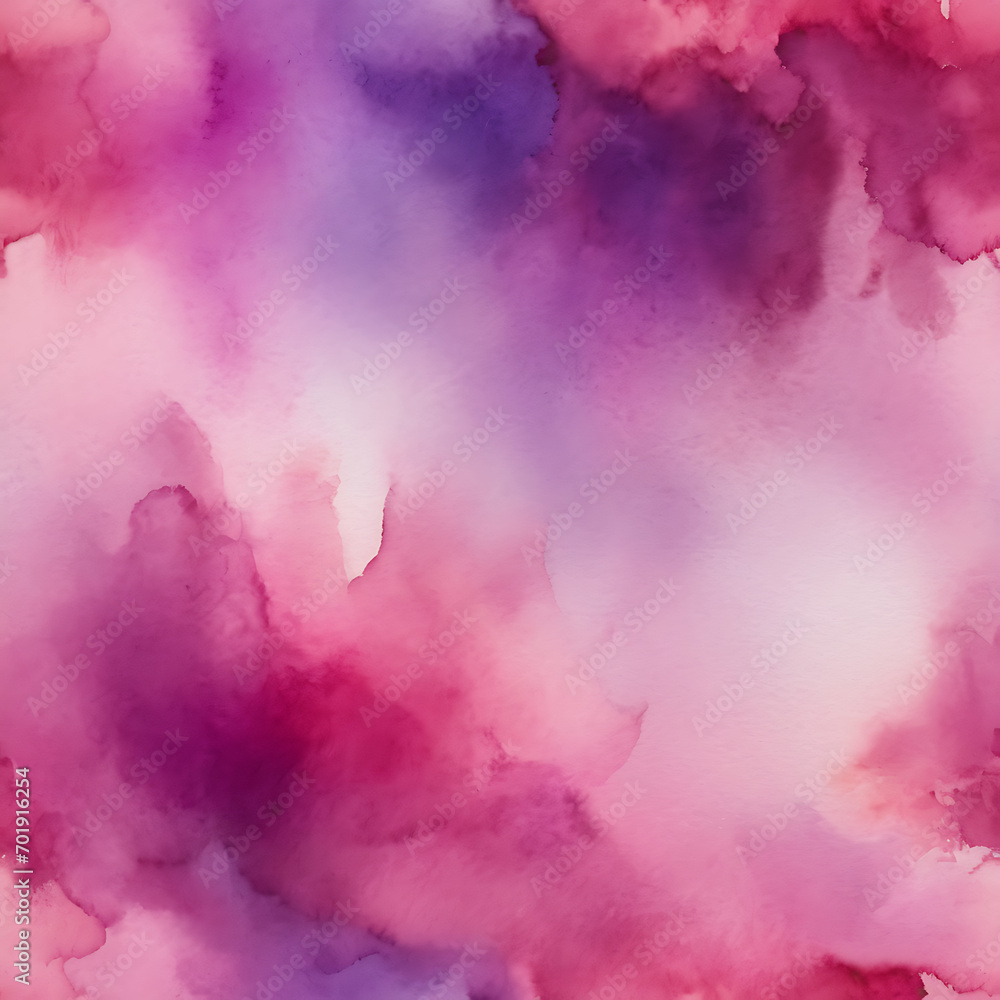 Soft watercolor strokes in shades of pink, magenta, and violet, creating a gentle and soothing background reminiscent of watercolor paintings