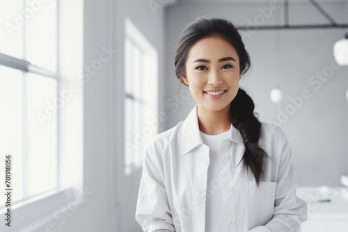 Happy asian woman medical assistant in clinic. Nurse in uniform doctor at hospital Free Download Happy asian woman medical assistant in clinic. Nurse in uniform doctor at hospital - GFXLoad