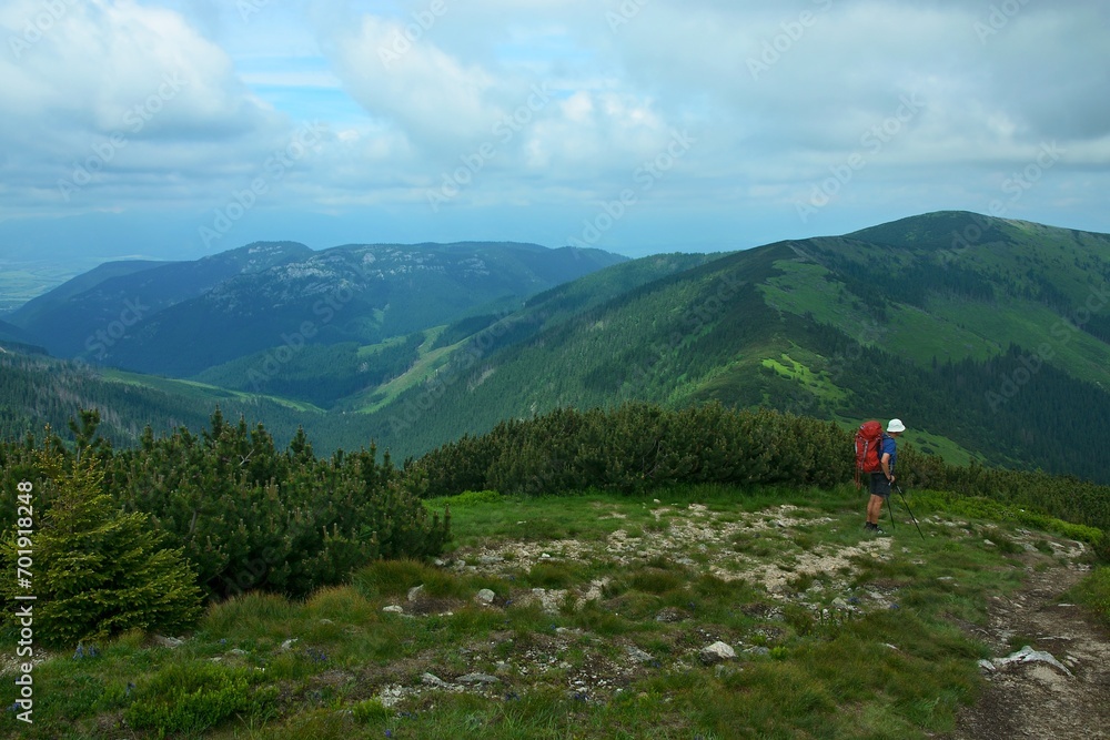 Slovakia-view from the Journey of the Heroes of SNP in the Low Tatras