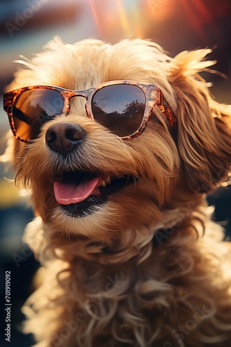 dog wearing sunglasses © Ivy