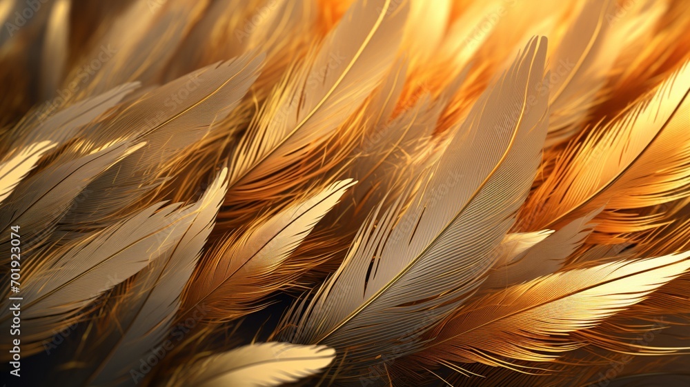 Colorful foil feathers beautiful image Ai generated art Colorful foil feathers beautiful image Ai generated art