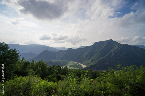동강전망자연휴양림에서 바라본 동강 풍경 © 21pro