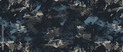 seamless military camo pattern with rough textured effect