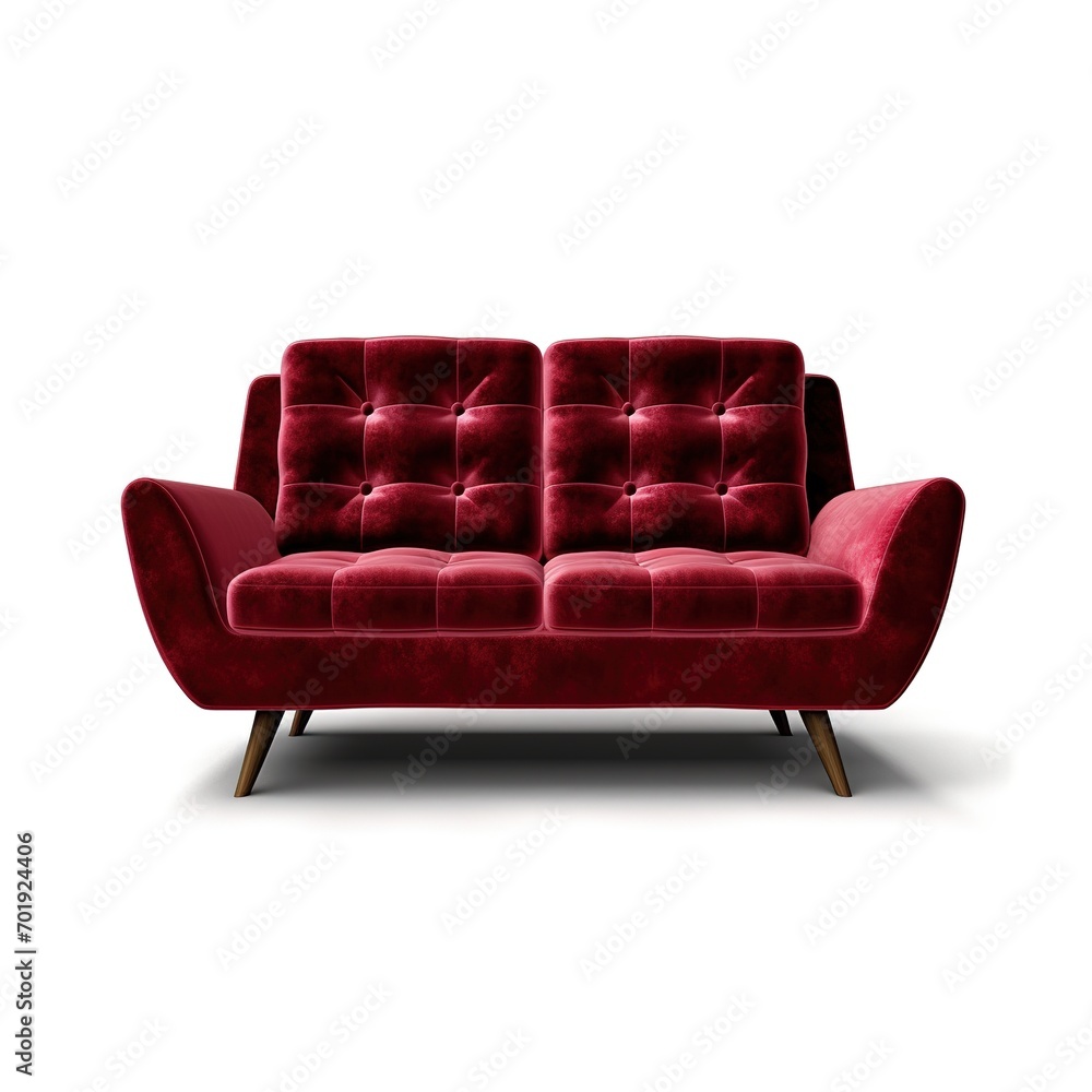 Fototapeta premium sofa maroon