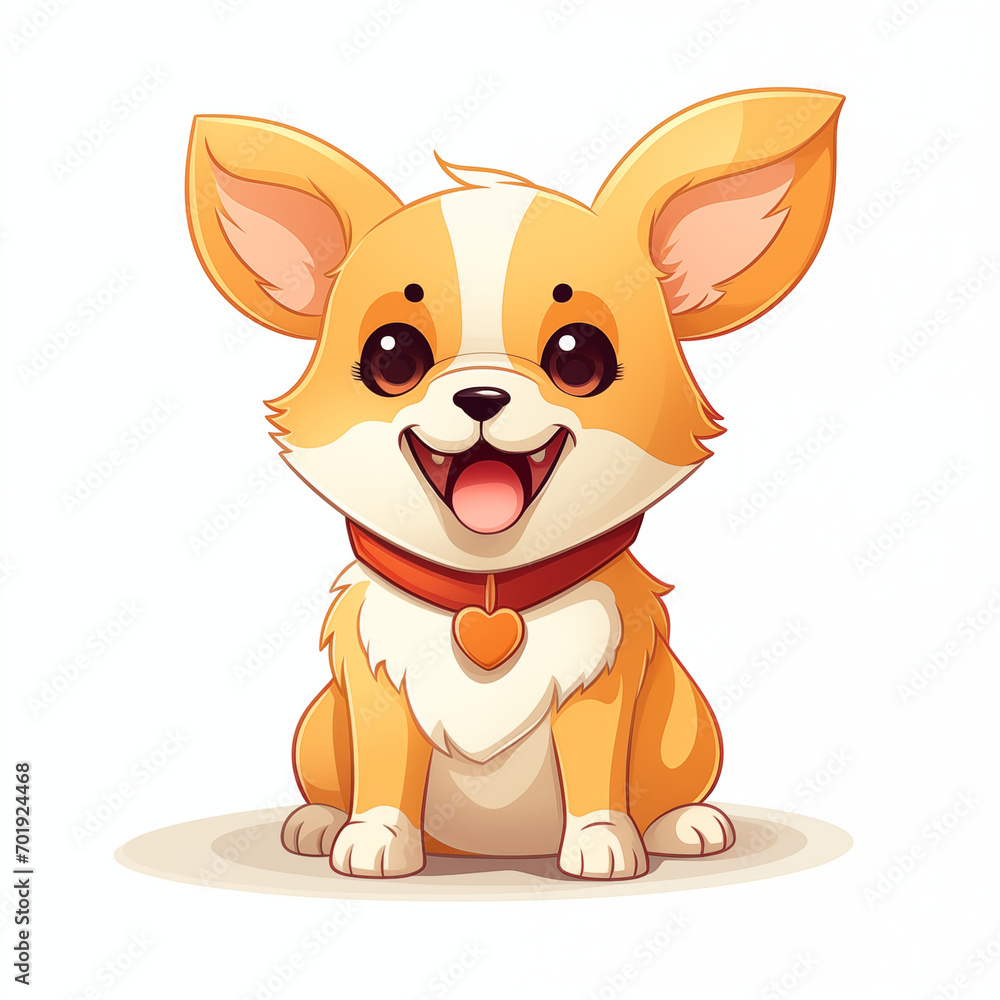 Corgi Cartoon - 1 Corgi Cartoon - 1