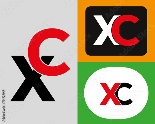 BEST UNCOMMON creative initial xc latter logo design with modern business vector template creative isolated monogram logo design IN 2024
