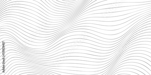 Wavy lines pattern, optical illusion design. Simple abstract geometric background