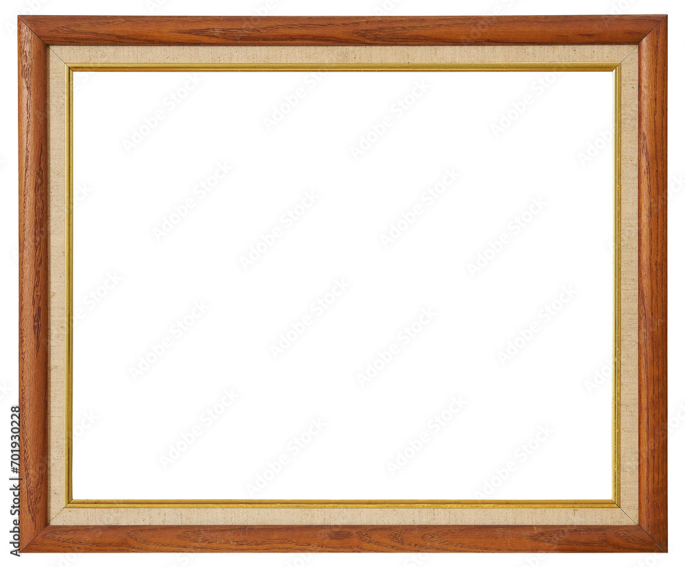 Varnished narrow frame for a picture of wood in PNG format on a transparent background. Varnished narrow frame for a picture of wood in PNG format on a transparent background.
