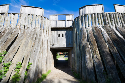 Viking ring fortress in Tre...