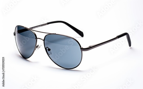 Eyeglasses, sunglasses, Jet Set Aviators for men Isolated on white background.