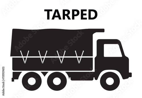 Tarped Vehicle | Sign