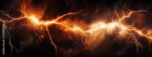 lightning on a dark background, wallpaper