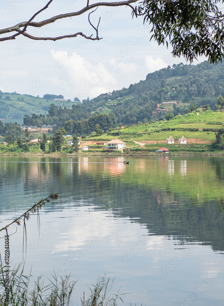 Lake Bunyonyi, Uganda, East Africa Lake Bunyonyi, Uganda, East Africa