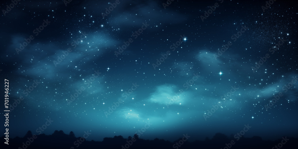 magic glowing stars and clouds on night sky empty background magic glowing stars and clouds on night sky empty background