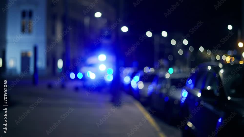 Bright emergency lights in the dark Bright emergency lights in the dark
